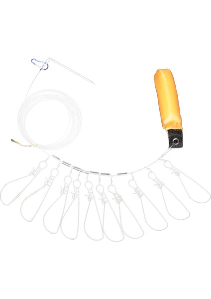 Balıkçı Stringer Clip Snap Kilit Portatif Kayak Şamandıra Paslanmaz Çelik Çıtçıtlar (Yurt Dışından)