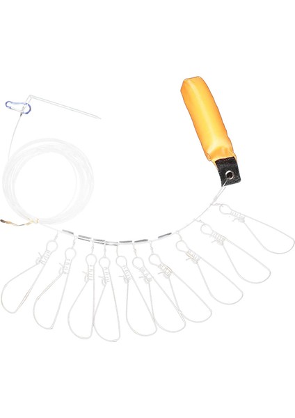 Balıkçı Stringer Clip Snap Kilit Portatif Kayak Şamandıra Paslanmaz Çelik Çıtçıtlar (Yurt Dışından)