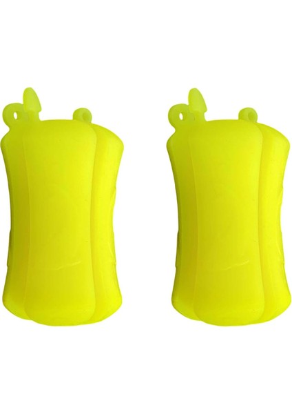 Balıkçı Çubuk Sabit Bilyalı Olta Çubuğu Tutucu Kutup Klipsi Hafif Tutturucu Bağlama 2pcs Sarı 12MM (Yurt Dışından)