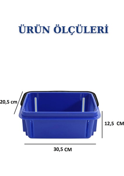 5 Adet 7 Litre Kozmetik Sepeti Bijuteri Sepeti Kırtasiye Sepeti Hırdavat Sepeti