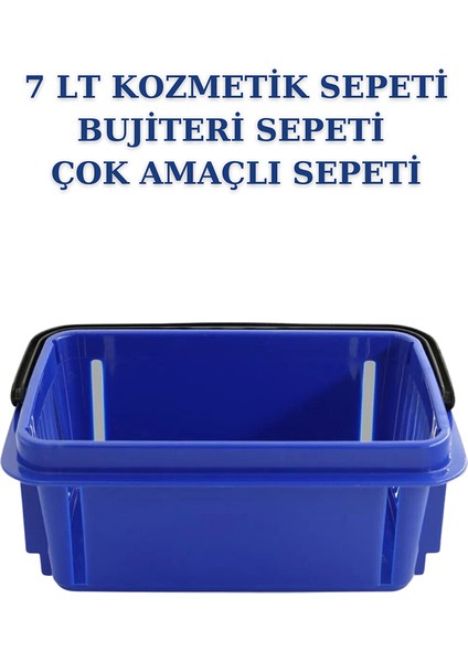 5 Adet 7 Litre Kozmetik Sepeti Bijuteri Sepeti Kırtasiye Sepeti Hırdavat Sepeti