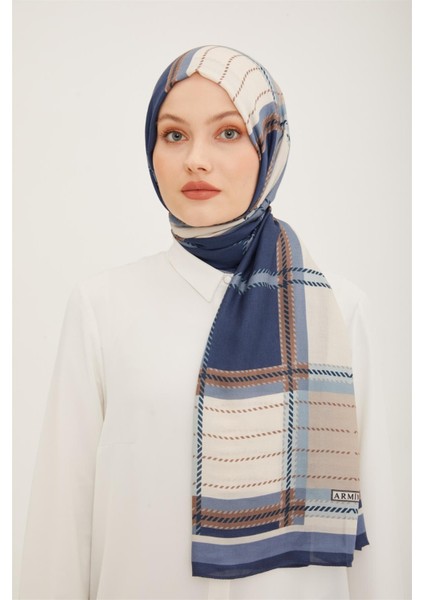 Trend Ekose Desen 077-047 Şal-24