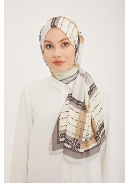 Trend Ekose Desen 077-047 Şal-28