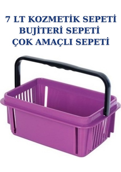 5 Adet 7 Litre Kozmetik Sepeti Bijuteri Sepeti Kırtasiye Sepeti Hırdavat Sepeti
