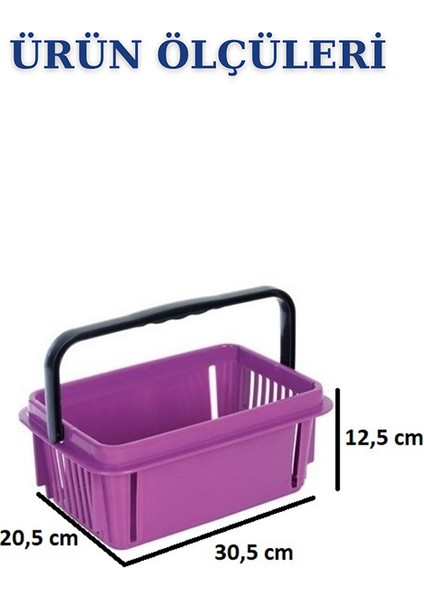 5 Adet 7 Litre Kozmetik Sepeti Bijuteri Sepeti Kırtasiye Sepeti Hırdavat Sepeti