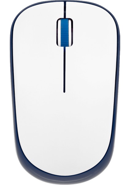 SM-833 Usb Beyaz/Turkuaz 1200dpi Optik Kablosuz Mouse