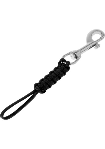 Dalış Klipsi Snap Hook Paracord Kordon Anti Lost Siyah (Yurt Dışından)