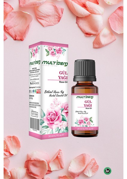 Gül Uçucu Bitkisel Yağı 20 ml