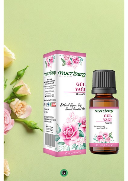 Gül Uçucu Bitkisel Yağı 20 ml