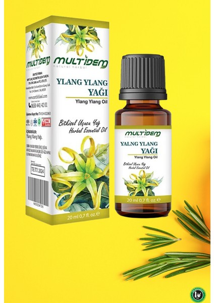 Ylang Ylang Uçucu Bitkisel Yağı 20 ml