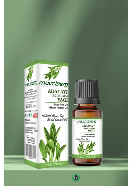 Adaçayı Bitkisel Yağı (Acı Elma) 40 ml