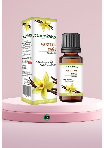 Vanilya Uçucu Bitkisel Yağı 40 ml