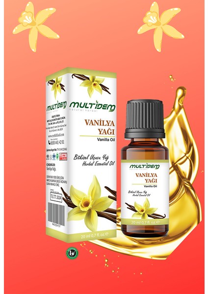 Vanilya Uçucu Bitkisel Yağı 40 ml