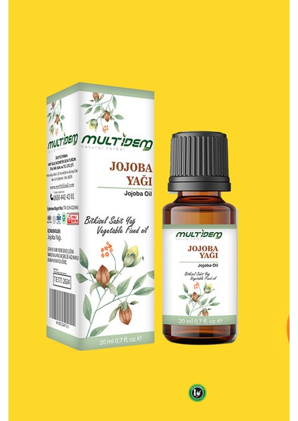 Jojoba Sabit Bitkisel Yağı 40 ml