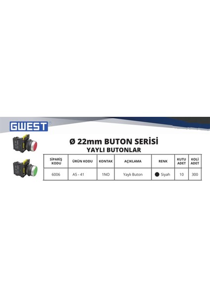 A5-41 (Siyah) Start Buton fiyatları