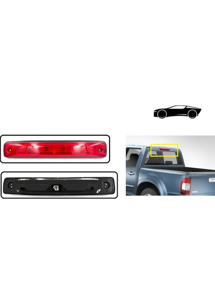 Bagaj Reflektörü 3. Stop D-Max 2004-2012 Üst