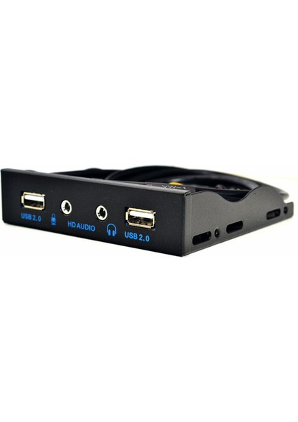 Floppy Bay Black Için Pc Genişleme Adaptörü Için 9pin - USB 2.0 Panel (Yurt Dışından)