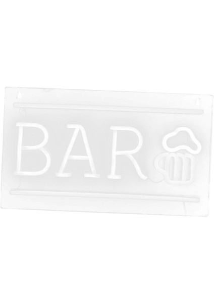 Bar Neon Işık Işareti Bar Erkekleri Mağara Duvar Dekor LED Gece Lambası Süslemesi (Yurt Dışından)