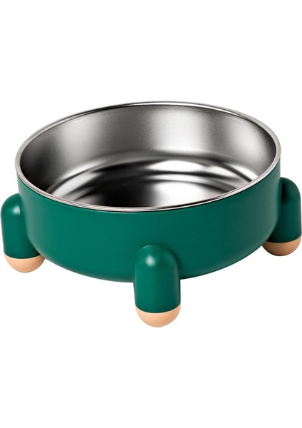 Çelik Kediler Köpek Kasesi Kedi Yemek Kasesi Köpekler Için Anti Kayma Yeşil (Yurt Dışından) fiyatları