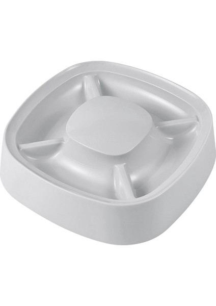 Cat Bowl Pet Yemekleri Tepsi 4 Bölme Izgarası Yemek ve Içme Kase Şık Gri (Yurt Dışından)