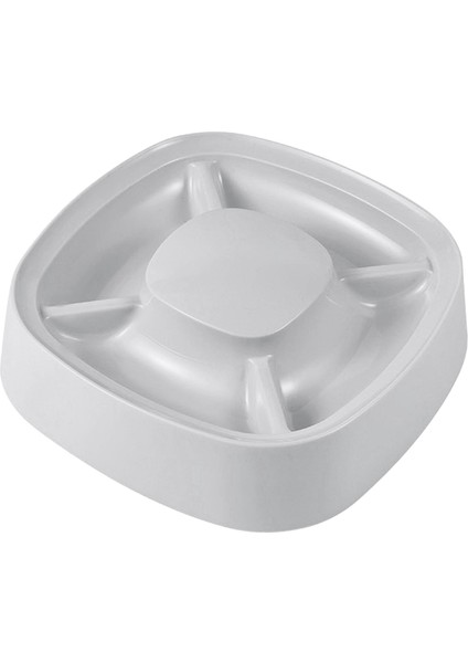 Cat Bowl Pet Yemekleri Tepsi 4 Bölme Izgarası Yemek ve Içme Kase Şık Gri (Yurt Dışından)