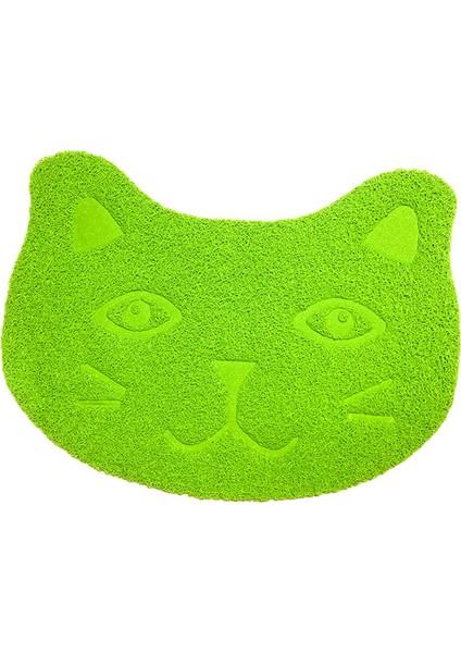 Kedi Kumu Mat Besleme Pedi Köpek Köpek Maması Mat Besleme Tepsisi Yeşil (Yurt Dışından)