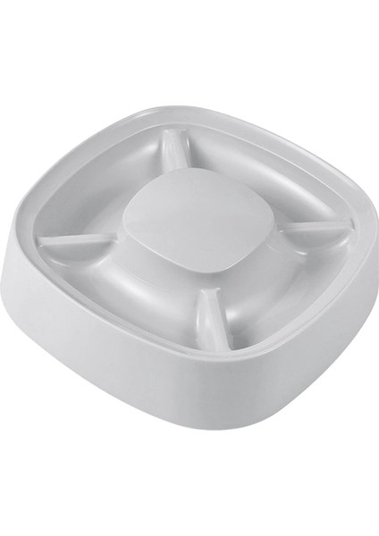 Cat Bowl Pet Yemekleri Tepsi 4 Bölme Izgarası Yemek ve Içme Kase Şık Gri (Yurt Dışından)
