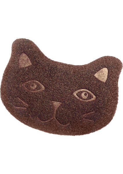 Kedi Kumu Mat Pet Kedi Besleme Mat Pet Kase Placemat Kolay Temiz Kahverengi (Yurt Dışından)