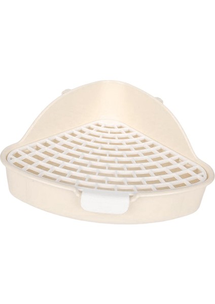 Orta Tavşan Çöp Kutusu Pet Pan Tavşanı Küçük Hayvanlar Için Tuvalet Kutusu Gelincik Bej (Yurt Dışından) fiyatları