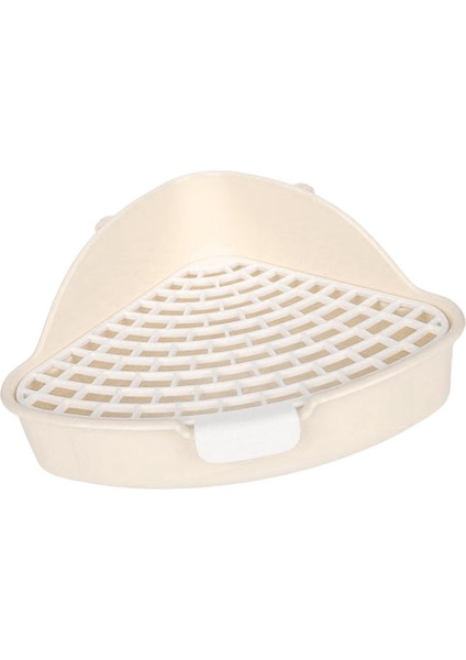 Orta Tavşan Çöp Kutusu Pet Pan Tavşanı Küçük Hayvanlar Için Tuvalet Kutusu Gelincik Bej (Yurt Dışından) indirimleri