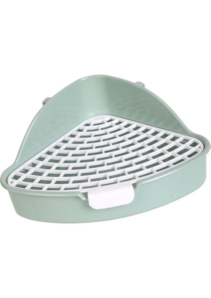 Orta Tavşan Çöp Kutusu Pet Pan Tavşan Tuvalet Kutusu Küçük Hayvanlar Yeşil Yeşil (Yurt Dışından) indirimleri