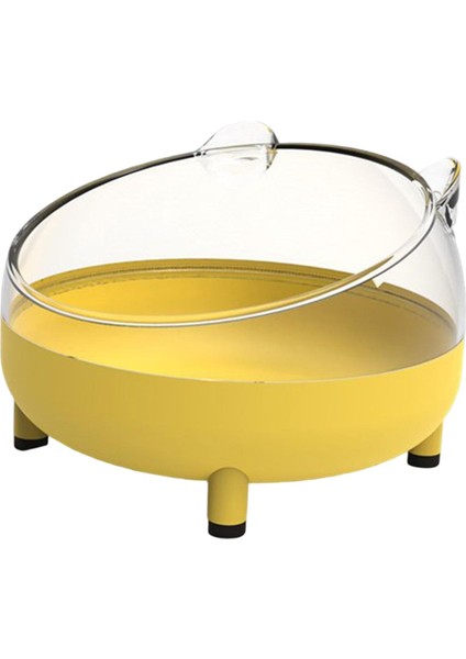 Hamster Kum Banyo Kutusu Kazma Kum Konteyner Küveti Küçük Hayvan Banyo Evi Sarı (Yurt Dışından) fiyatları