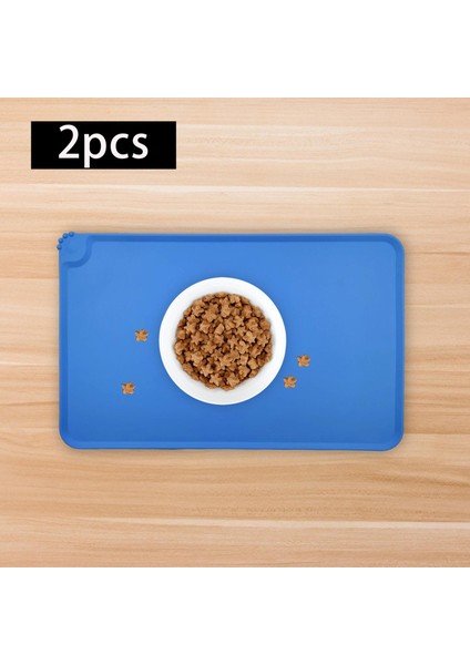 Köpek Maması Paspaslı Paspaslar Evcil Hayvan Besleme Paspesi Kediler Için Zeminleri Koruyun Mavi (Yurt Dışından) fiyatları