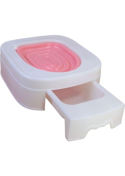 Kedi Tuvalet Eğitim Çöp Kutusu Tepsi Kitty Kapalı Kolay Urinal Koltuk Pembesi (Yurt Dışından)