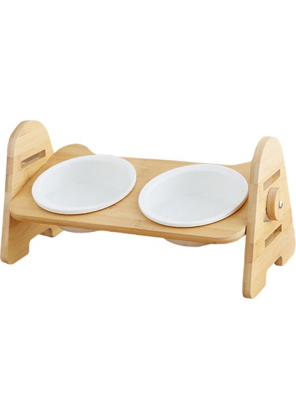 Kedi Köpek Kasesi Yükseltilmiş Köpek Yavrusu Ayarlanabilir Yükseklik Sulayıcı Kaymaz Evcil Hayvan Gıda Besleyici Çift Kase (Yurt Dışından) fırsatları