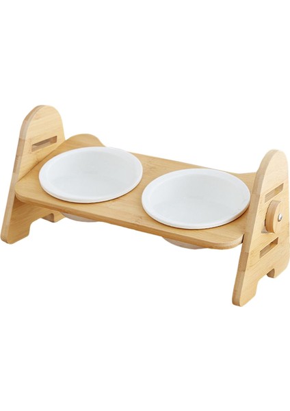 Kedi Köpek Kasesi Yükseltilmiş Köpek Yavrusu Ayarlanabilir Yükseklik Sulayıcı Kaymaz Evcil Hayvan Gıda Besleyici Çift Kase (Yurt Dışından) indirimleri