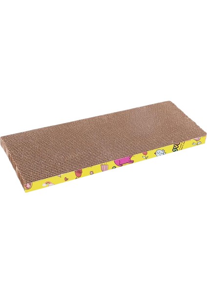 Oluklu Kedi Çizik Ped Çizik Kedi Paspas Yatak Kedi Çizik Karton Düz 70X24X4CM (Yurt Dışından)