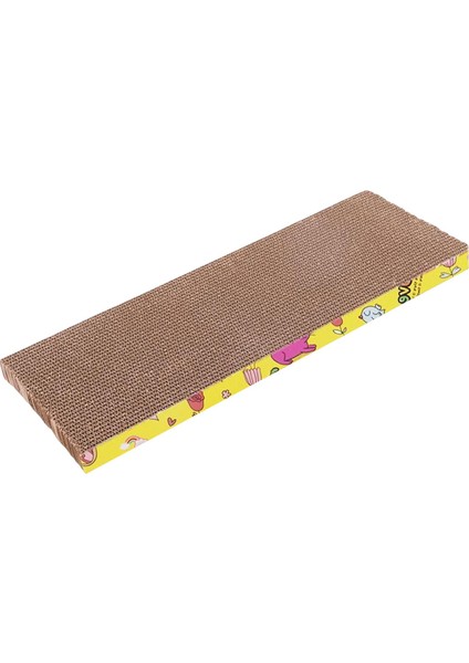 Oluklu Kedi Çizik Ped Çizik Kedi Paspas Yatak Kedi Çizik Karton Düz 70X24X4CM (Yurt Dışından)