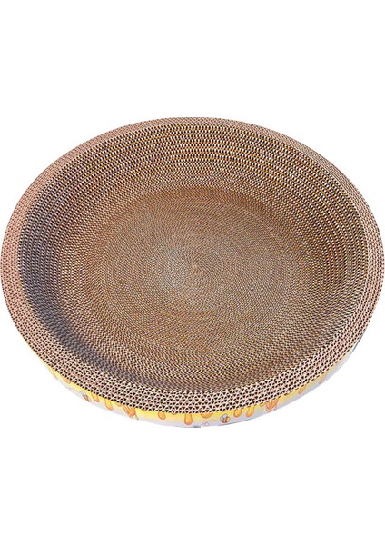 Oluklu Çizik Ped Salonu Yatakları Evcil Hayvan Yastığı Yuva Kedileri Scrater Karton 50CMX9CM (Yurt Dışından)