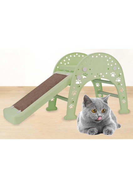 Kedi Çizik Rampa Slayt Pençe Öğütücü Kanepe Dinlenme Kapalı Kediler Matcha Sarı (Yurt Dışından)