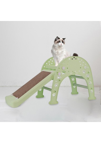 Kedi Çizik Rampa Slayt Pençe Öğütücü Kanepe Dinlenme Kapalı Kediler Matcha Sarı (Yurt Dışından)