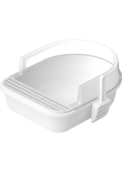 Kedi Çöp Kutusu Yarı Kapalı Kedi Tuvalet Dayanıklı Pet Dökme Tepsisi Anti Sıçma L L Beyaz (Yurt Dışından) fiyatları