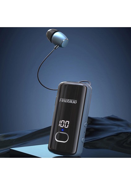 F920 Diş Kulaklık Stereo Klips Iş Kulaklık Handfree Mavi (Yurt Dışından)