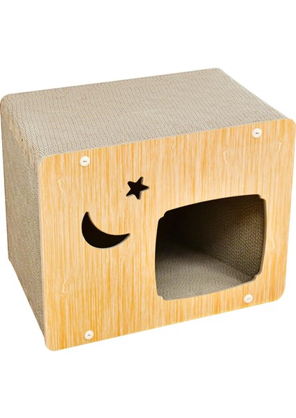 Kedi Scrater House Kedi Kırpma Tahtası, Aşınmaya Dayanıklı Oluklu Kağıt, M (Yurt Dışından)