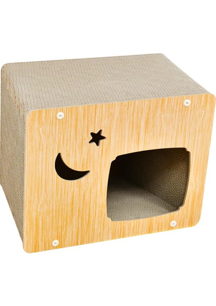 Kedi Scrater House Kedi Kırpma Tahtası, Aşınmaya Dayanıklı Oluklu Kağıt, M (Yurt Dışından)