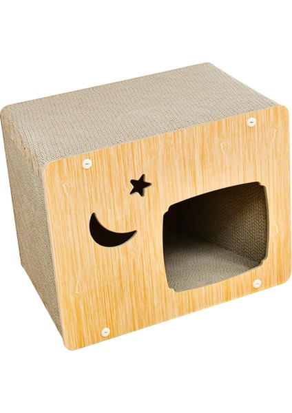 Kedi Scrater House Kedi Kırpma Tahtası, Aşınmaya Dayanıklı Oluklu Kağıt, M (Yurt Dışından)