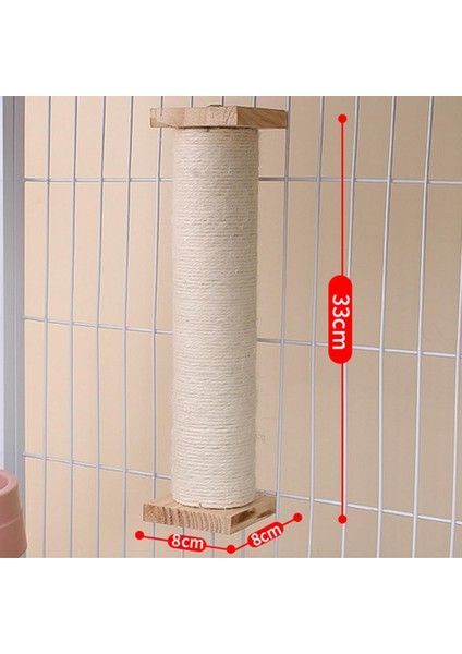 Kedi Değiştirme Yavru Kedi Scratch Pole Taşınabilir Dayanıklı (Yurt Dışından)