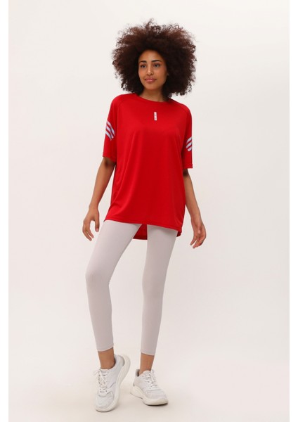 Genıus Store Kadın Spor Tişört Baskılı Fitness, Antrenman Fit modelleri