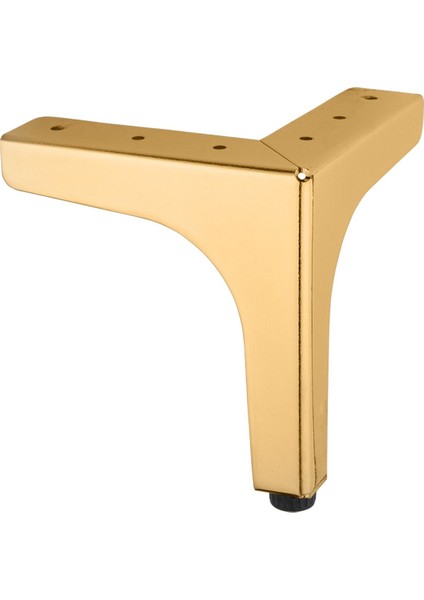 Dekor Gold Metal Mobilya -Koltuk - Baza Ayağı Ayarlı 12,5 cm 4 Adet