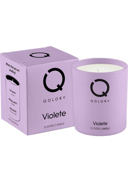 Violete Scented Candle 120 gr Dekoratif Kokulu Mum